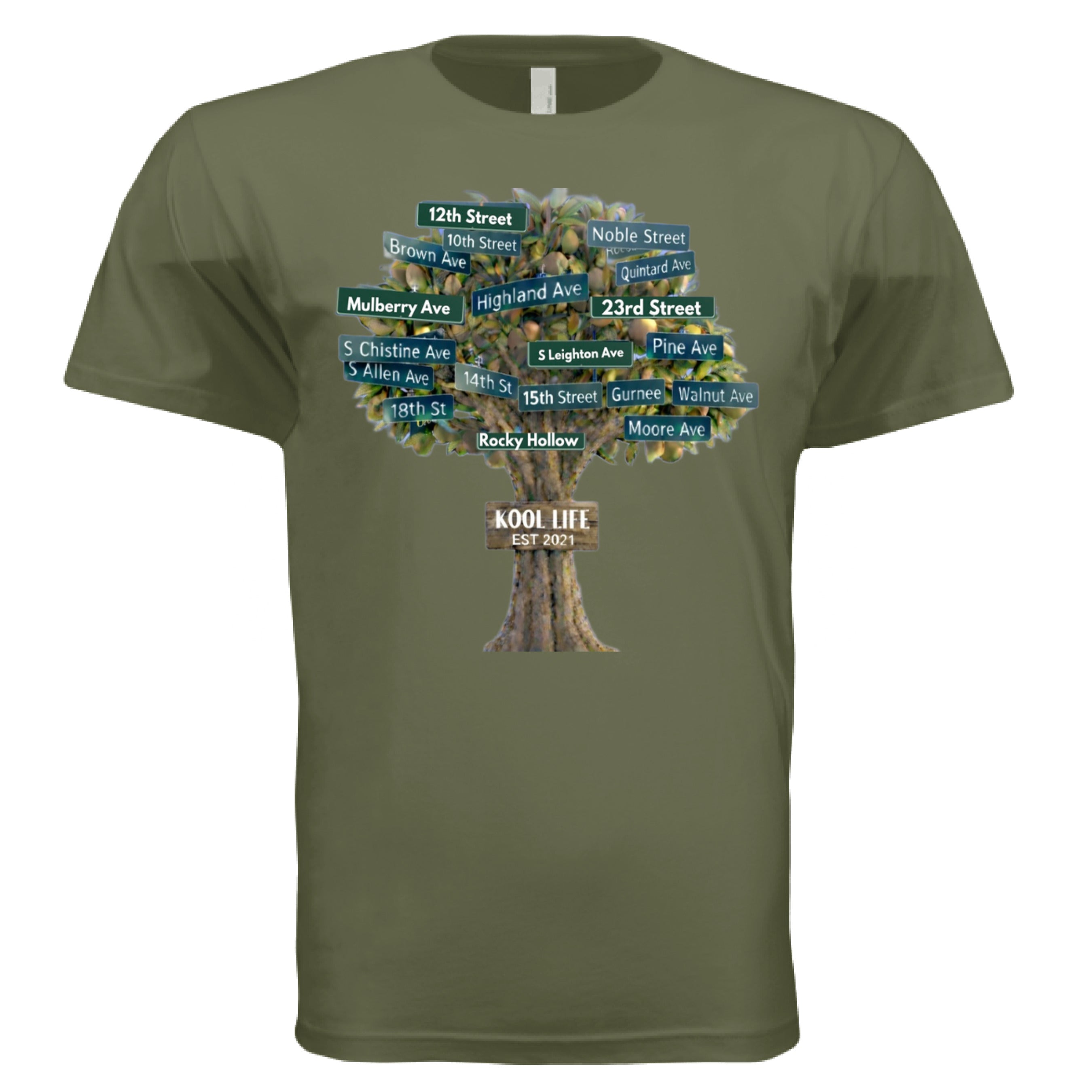 MILITARY GREEN - FRONT