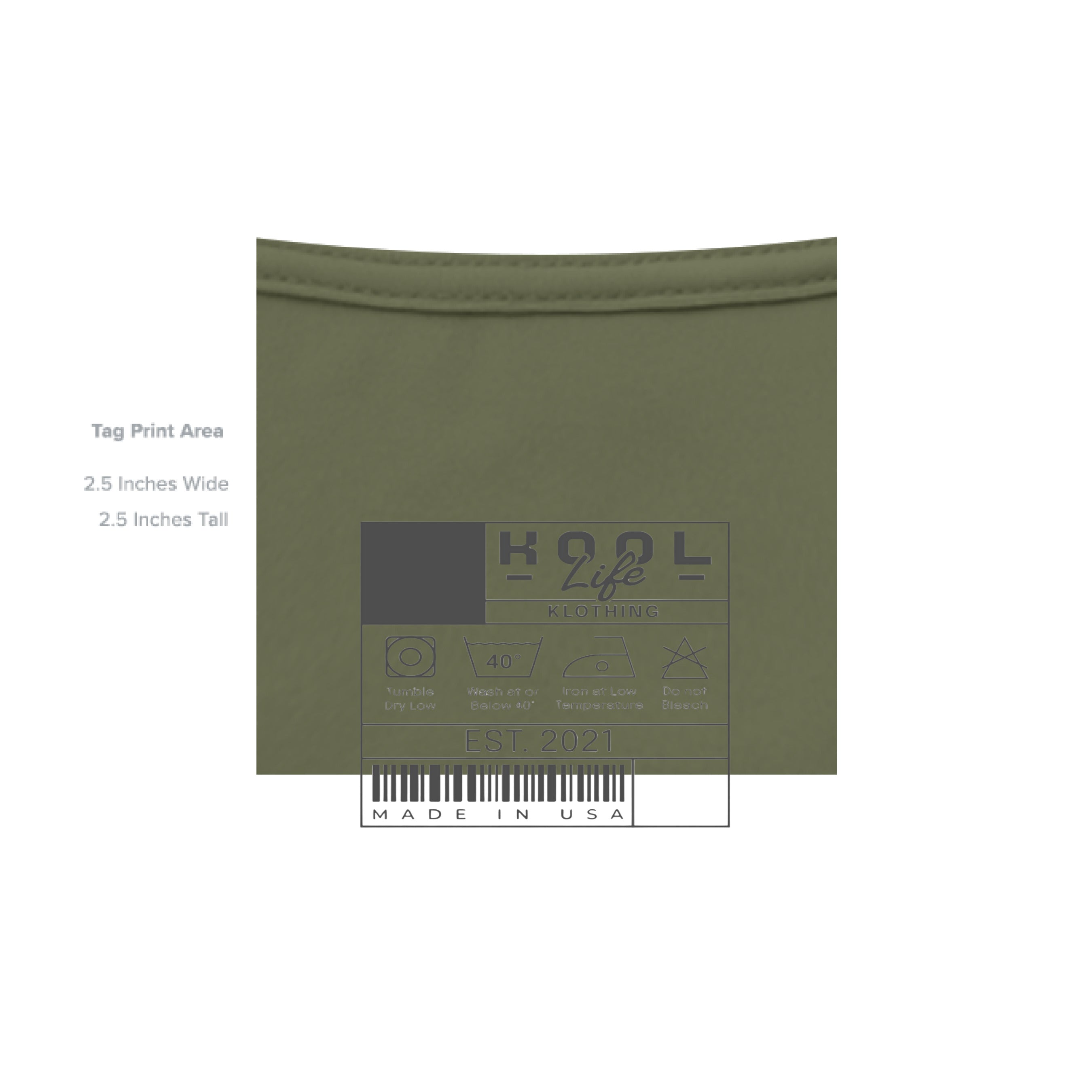 MILITARY GREEN - INSIDE_TAG_LINE